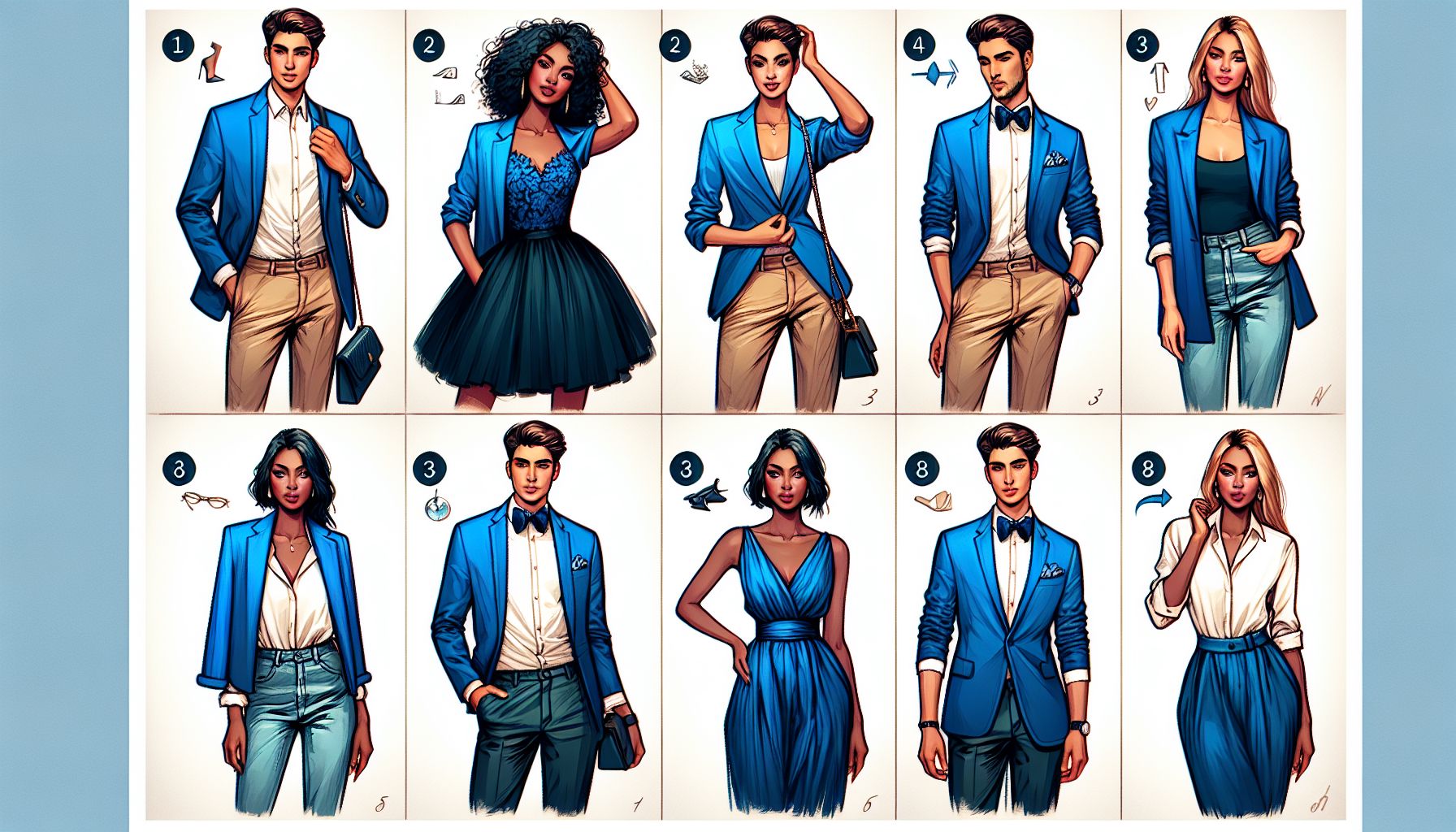 Mastering the Art of Dressing Up with Blue Blazers